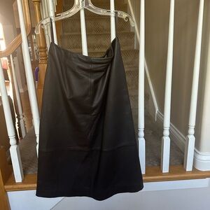Eddie Bauer leather skirt